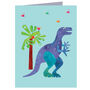 Mini Dinosaur Greetings Card, thumbnail 2 of 5
