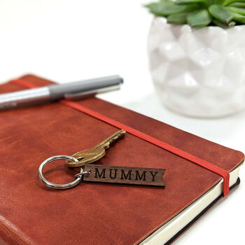 Personalised Wooden Name Keyring, 3 of 5