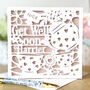 Personalised Get Well Soon Cut Out Card, thumbnail 1 of 2