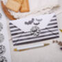 A4 Origami Writing Paper That Folds Into An Envelope With Gothic Bat Design, thumbnail 1 of 5