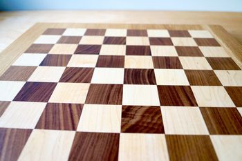 Personalised Wooden Chess Or Draughts Board, 6 of 7