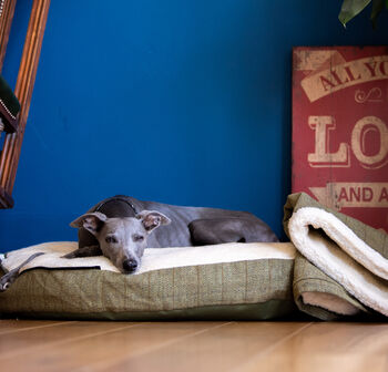 Tweed Cave Dog Bed, 2 of 2