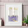Bluebell Woods A4 Art Print In Frame, thumbnail 1 of 4