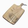 Personalised Owl Engraved Acacia Serving Board, thumbnail 2 of 2