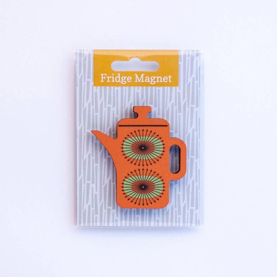 coffee pot shaped wooden fridge by hello pablo