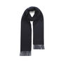 Classic Cashmere Scarf Navy, thumbnail 1 of 3