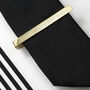 Personalised Gold Plated Tie Clip, thumbnail 1 of 4