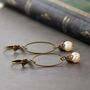 Vintage Style Pearl Drop Earrings, thumbnail 1 of 6