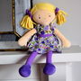 Babies' Personalised Peggy Rag Doll, thumbnail 1 of 3