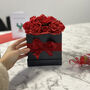 Valentine's Day Personalised Rose Hat Box Flower Gift, thumbnail 4 of 12