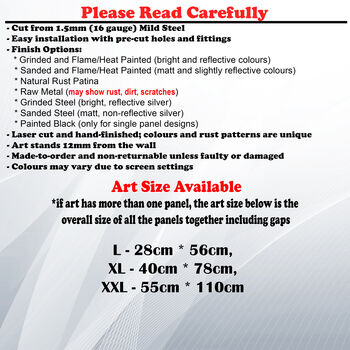 Contemporary Metal Forest Design Wall Sculpture For Indoor Or Outdoor Walls, 2 of 11