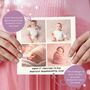 Personalised Four Photo Grandaughter Christmas Card, thumbnail 2 of 5