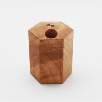 Hexagon Wood Pill Box With Five Compartments, 3 of 10