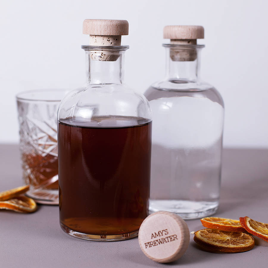 Personalised Favourite Drink Decanter By Clouds and Currents