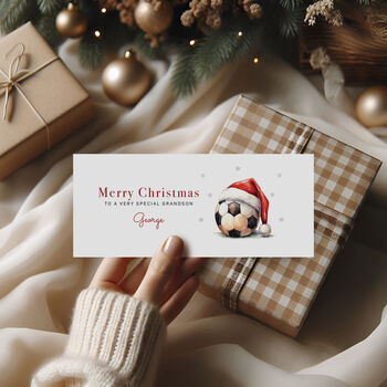 Christmas Football Money Wallet, 2 of 3