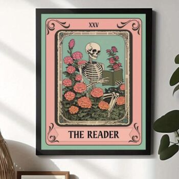 Tarot Themed 'The Reader' Print, 2 of 2