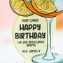 Personalised Cocktail Card, Aperol Spritz, thumbnail 4 of 7
