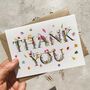 Wildflower Letters Thank You Cards, thumbnail 1 of 6