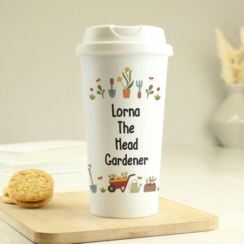 Personalised Gardening Travel Mug, 4 of 8