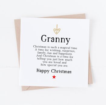 Gran Or Granny Christmas Card, 2 of 2