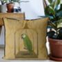 Tropical Cushion Green Parrot , Multiple Cols Available, thumbnail 1 of 9