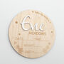 Personalised Baby Name And Stats Announcement Plaque, thumbnail 10 of 12