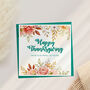 Floral Thanksgiving Card, thumbnail 3 of 4