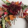 Dahlia, Heather And Blackberry Mini Autumn Wreath, thumbnail 3 of 10