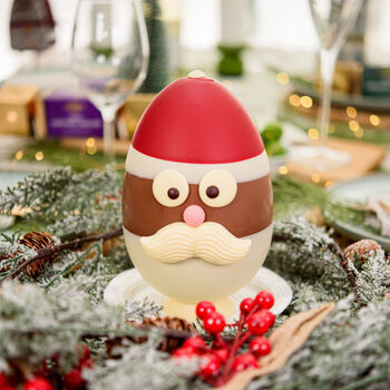 Giant Chocolate Santa Handmade In The UK, 2 of 5