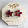 Colour Pop Confetti Star Stud Earrings, thumbnail 6 of 8