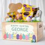 Personalised Large Wooden Easter Crate, thumbnail 2 of 4