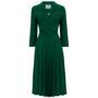 Lucille Dress In Hampton Green 1940s Style, thumbnail 1 of 2