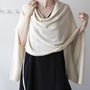 Personalised Easy To Wear Fine Knit Overhead Poncho, thumbnail 4 of 11