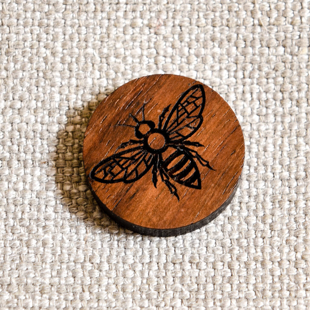 Manchester Bee Lapel Pin By For Me & For You Designs
