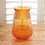 Orange Recycled Glass Vase, thumbnail 4 of 5