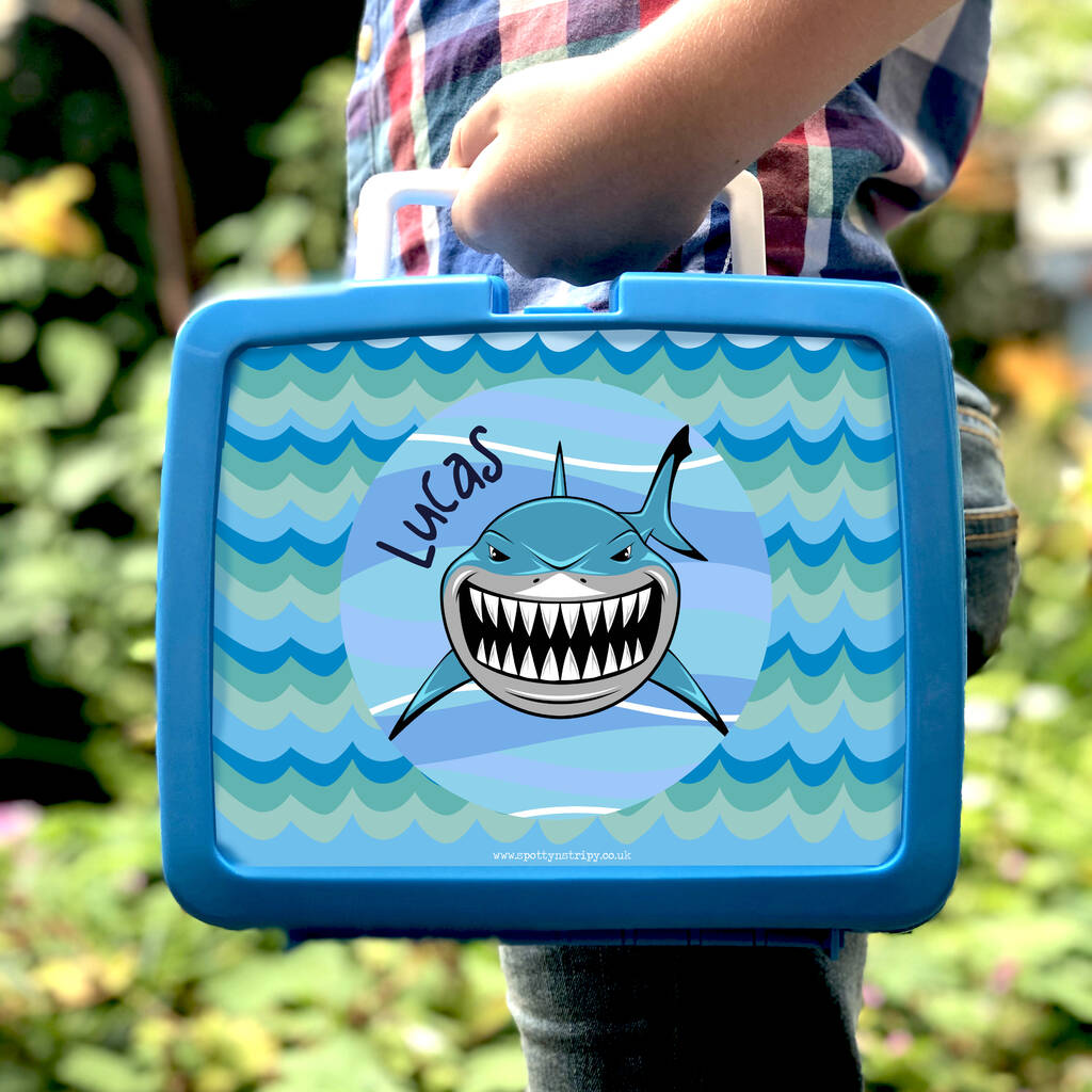 Personalised Plastic Lunch Box Various Designs By Spotty N Stripy ...