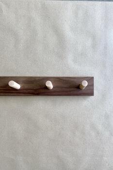 Handmade Solid Wood Peg Hooks, 6 of 7