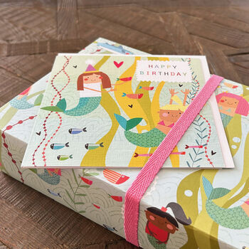 Mermaids Happy Birthday Card, 5 of 5