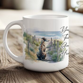 Personalised Greyhound Dog Beach Walk Collection, 5 of 8