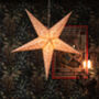 Large Neutral Paper Star Lantern, thumbnail 1 of 6
