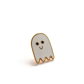 Skeleton And Ghost Pin Badges, 2 of 9