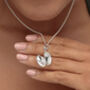Sterling Silver Flaming Heart Locket Necklace, thumbnail 4 of 7