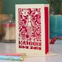 Personalised Papercut Mermaid Birthday Card, thumbnail 4 of 8
