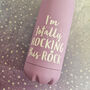 Totally Rocking That Rock Personalised Water Bottle, thumbnail 5 of 9