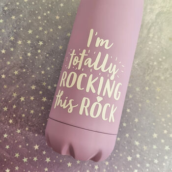 Totally Rocking That Rock Personalised Water Bottle, 5 of 9