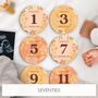 Personalised Boho Florals Design Milestone Discs, thumbnail 8 of 8