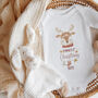 Personalised First Christmas Bodysuit, Eco Sustainable, thumbnail 4 of 5