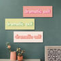 Dramatic Exit Wooden Wall Art, thumbnail 3 of 6