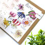 Flora Floral Typography Card, thumbnail 1 of 9