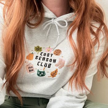 Cosy Season Club Embroidered Sweatshirt Or Hoodie, 2 of 12